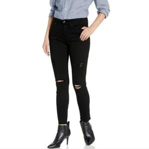 7FAM Ankle Gwenevere Distressed Mid Rise Jeans, Size 27